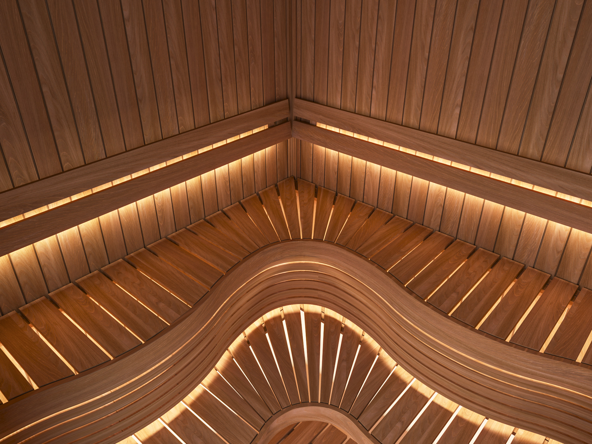 SAWO sauna room with premium wood interior